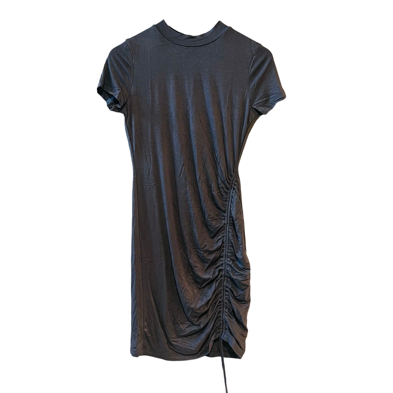 Lilly’s Kloset Gray Mock Neck Short Sleeve Dress Size 1xl Nwt — image 6 of 6